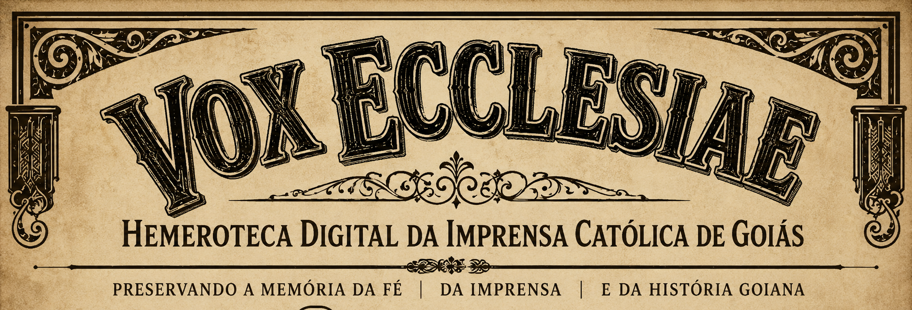 Vox Ecclesiae — Hemeroteca Digital da Imprensa Católica de Goiás